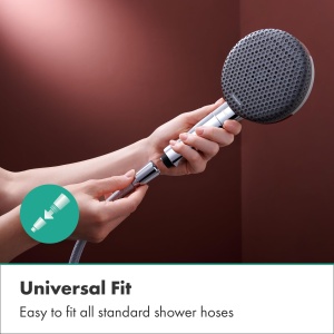 Dus cu trei tipuri de jet hansgrohe Raindance Alive Select S, EcoSmart, crom - Img 3