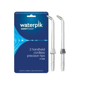Duze de inalta presiune Waterpik JT-450E, set 2 bucati, compatibil WP-450, argintiu