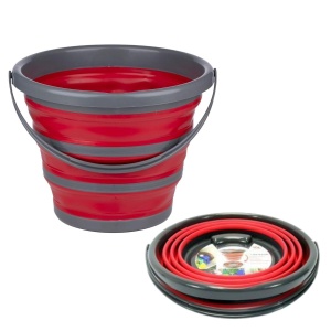 Eimer pliabil Dirt Devil 10 litri, compact, rosugri