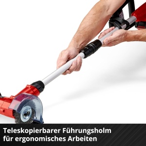 Einhell Curatator de chit fara fir GC-CC 18 Li Solo Power X-Change (ghidon telescopic infinit variabil, perii interschimbabile, livrare fara baterie si incarcator) - Img 7