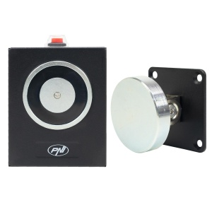 Electromagnet PNI EM50KG, Fail Safe, Deschidere 50 kg, 1224 V, Negru