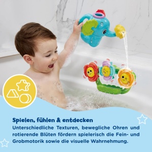 Elefant de Baie VTech cu Suport pentru Perete si Efecte Rotative - Img 3