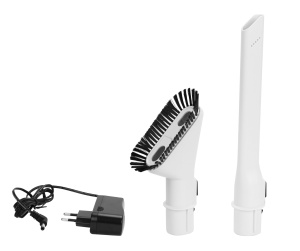 Emerio UVC-129496, Aspirator fara fir 3-in-1 cu 3 viteze de aspiratie, putere de aspiratie extrem de puternica cu 24.000 Pa, filtru HEPA H11, fara sac, ciclon, LED, motor de lunga durata, alb/gri, 220 W, 0,8 litri - Img 5