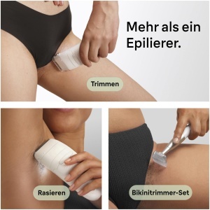 Epilator Braun Silk-epil 7-241 Argintiu Cap Lat Utilizare Umeda si Uscata - Img 6