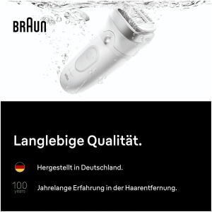 Epilator Braun Silkepil 7, 7-011, Argintiu, Wet Dry, MicroGrip - Img 6