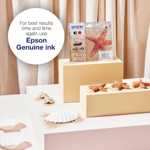 Epson Original 603 Ink Starfish Multipack 4-Color Standard WF-2820DWF WF-2830DWF WF-2840DWF WF-2850DWF XP-2100 XP-2150 XP-3100 XP-3150 XP-4100 XP-4150 - Img 3