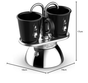 Espressor Bialetti Mini Express Induction 2 cesti Negru Compatibil Inductie - Img 6