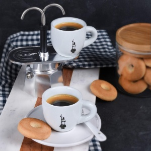 Espressor Bialetti Mini Express Kandisky 2 cesti 90 ml Negru Aluminiu - Img 4