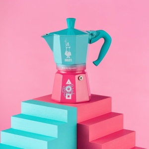 Espressor cafea Bialetti Moka Express Squid Game 270 ml, design colorat - Img 3
