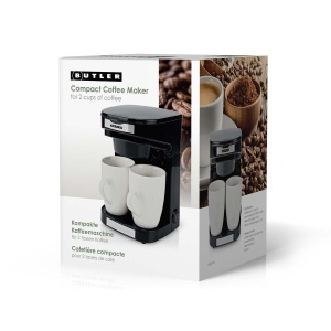 Espressor cafea Butler Compact, 0.25 L, 450 W, negru, 2 cani incluse - Img 11