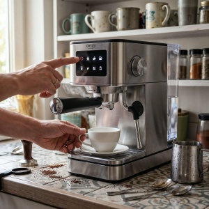 Espressor cafea CAMRY 7-in-1, 20 Bar, 1.7L, cu spumator de lapte - Img 9