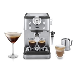 Espressor cafea DeLonghi Classic EM450.M, 15 Bar, 1.7L, Metal