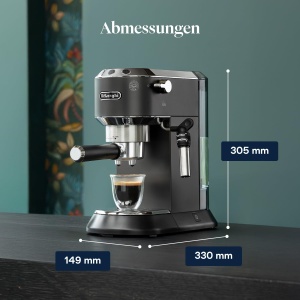 Espressor cafea DeLonghi Dedica EC685.BK, 15 bar, manual, negru - Img 9