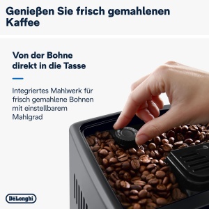 Espressor cafea DeLonghi Dinamica Plus ECAM382.70.B, 1450W, Negru - Img 3