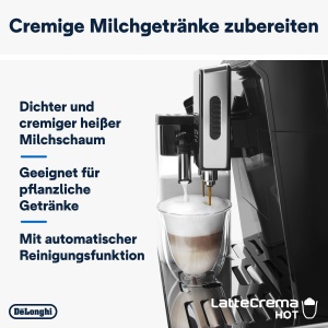Espressor cafea DeLonghi Eletta Evo ECAM 46.860.B, 380g boabe, negru - Img 4