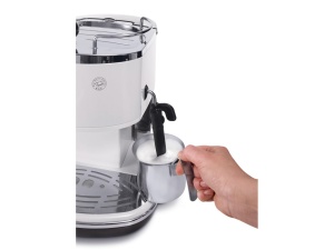 Espressor cafea DeLonghi Icona ECO 311.W, 15 bar, cu cappuccinatore, alb - Img 2
