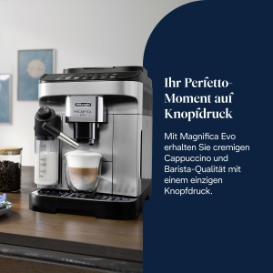 Espressor cafea DeLonghi Magnifica Evo ECAM292.81.SB, 7 retete, LatteCrema, argintiu - Img 2