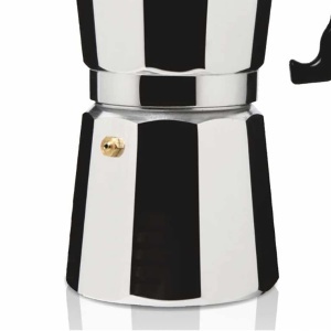 Espressor cafea HAEGER MOKA POT 6, capacitate 6 cesti, aluminiu, negru - Img 5