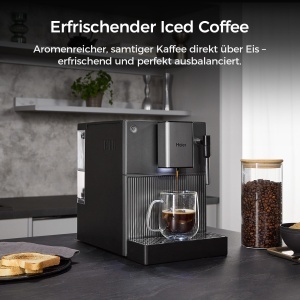 Espressor cafea Haier cu 6 specialitati, design compact, 5 grade de macinare - Img 5