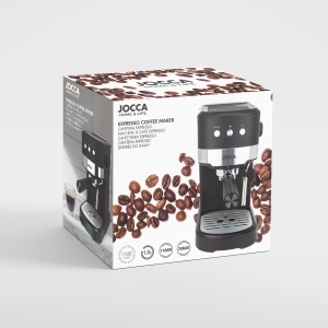 Espressor cafea Jocca 1100W, 20 Bar, 1,25L, cu spumator de lapte - Img 9