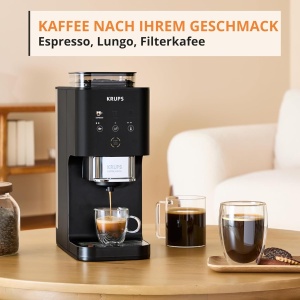 Espressor cafea Krups Coffee Crush SA4028E0, 15 cm latime, negru, cu rasnita integrata - Img 2