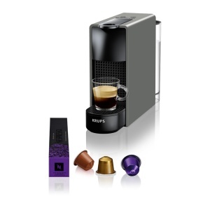 Espressor cafea Krups XN110B Essenza Mini, 0.6 L, 19 bar, gri