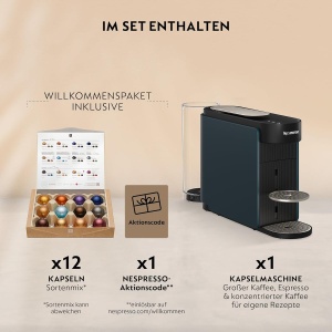 Espressor cafea Nespresso Krups VERTUO Up, 1,4L, Ocean Blue, 5 dimensiuni cana - Img 8