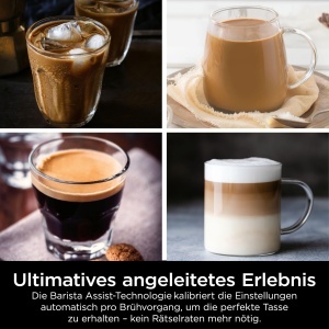 Espressor cafea Ninja Luxe Pro ES701EU, 3-in-1, cu 5 setari de spumare, argintiu - Img 3