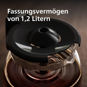 Espressor cafea Philips HD746120, 10-15 cesti, cu Aroma Swirl, albnegru - Img 5
