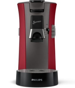 Espressor cafea Philips Senseo Select CSA24090, 1450W, 0.9L, Rosu - Img 2