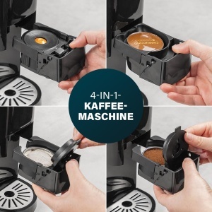 Espressor cafea Princess 249450, 1450W, 800ml, NegruSilver - Img 4