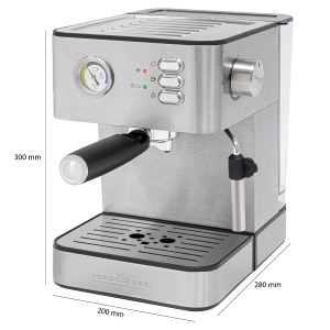 Espressor cafea Profi Cook PC-ES 1209, 20 Bar, 1.8 Litri, Inox - Img 8