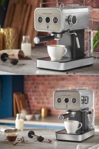 Espressor cafea Russell Hobbs Distinction 15 Bar, inox, cu abur - Img 2