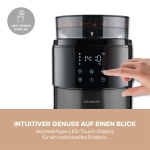 Espressor cafea Severin KA 4830, 1.25L, 900W, inox negru - Img 6