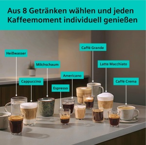 Espressor cafea Siemens EQ500 iAroma, 8 bauturi, negru - Img 3