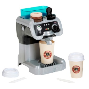Espressor cafea Theo Klein 9510 cu rezervor de apa, accesorii incluse, pentru copii de la 3 ani