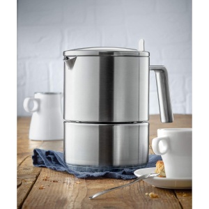 Espressor cafea WMF Kult 300ml, pentru 6 cesti, Cromargan inox, inductie - Img 2