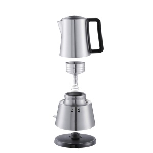 Espressor electric Cloer 5918 3-4 cesti otel inoxidabil oprire automata - Img 2