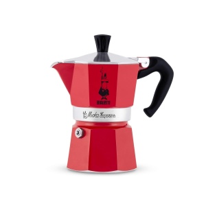 Espressor manual Bialetti Moka Color 6 cesti aluminiu argintiu