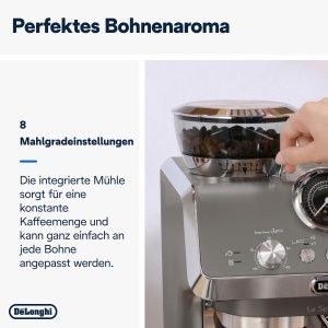 Espressor manual DeLonghi La Specialista Arte Evo EC9255T Titan Cold Brew 8 trepte de macinare - Img 6