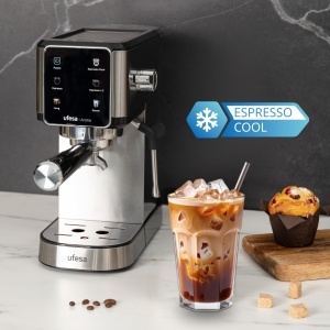 Espressor Ufesa Arona 1350W 20 Bar Touchscreen Functie Cold Brew Design Compact - Img 2