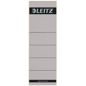 Etichete autoadezive pentru dosare Leitz, 100 bucati, 62 x 192 mm, gri - Img 2