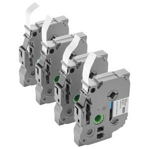 Etichete VEVOR TZe-231 12mm Negru pe Alb Compatibile Brother P-Touch