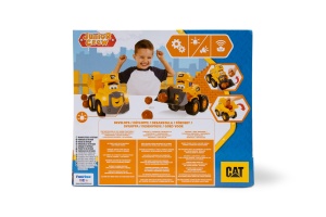 Excavator Caterpillar 25cm cu lumini si sunete, pentru copii de 2 ani - Img 7
