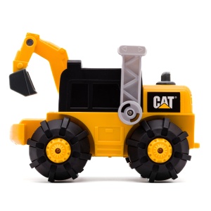 Excavator pentru copii Cat Unstoppable Movers cu roti mari si lumini functionale - Img 4