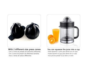 Extractor de suc Haeger CJ-040.004A bidirectional, pentru sticla - Img 2