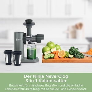 Extractor de suc Ninja 3-in-1, 700 ml, motor puternic, culoare gri - Img 2