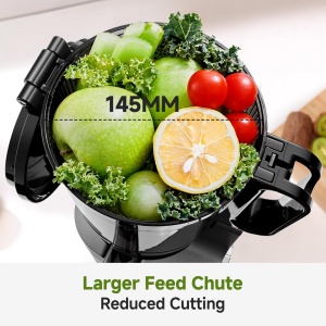Extractor de sucuri AMZCHEF SJ-036, 250W, 1.8L, negru - Img 2