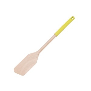 Fackelmann 0905150 Spatula din lemn cu varf inclinat si maner din silicon 34 cm