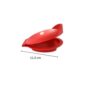 Fackelmann 682231 Suport din silicon pentru deschiderea stridiilor rosu - Img 3